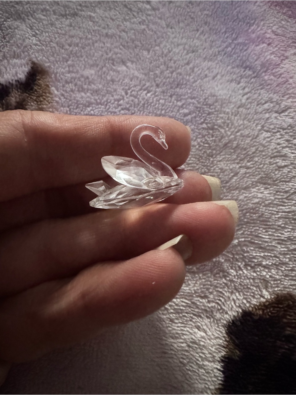 Swarovski Vintage Crystal Swan Mini